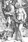 Albrecht Durer The Temptation of the Idler; or The Dream of the Doctor painting